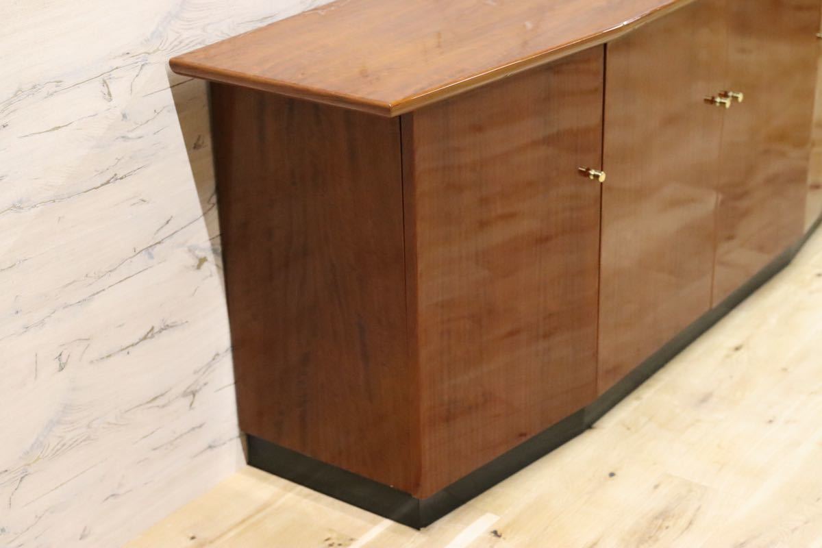 GMFK313○domani / ドマーニ forza フォルザ サイドボード リビングボード 収納家具 カリモク最高峰 ダニエラ材 定価43万 美品