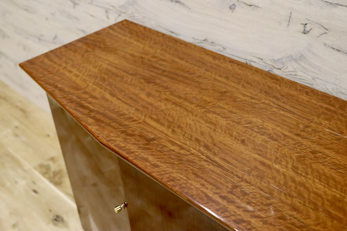 GMFK313○domani / ドマーニ forza フォルザ サイドボード リビングボード 収納家具 カリモク最高峰 ダニエラ材 定価43万 美品