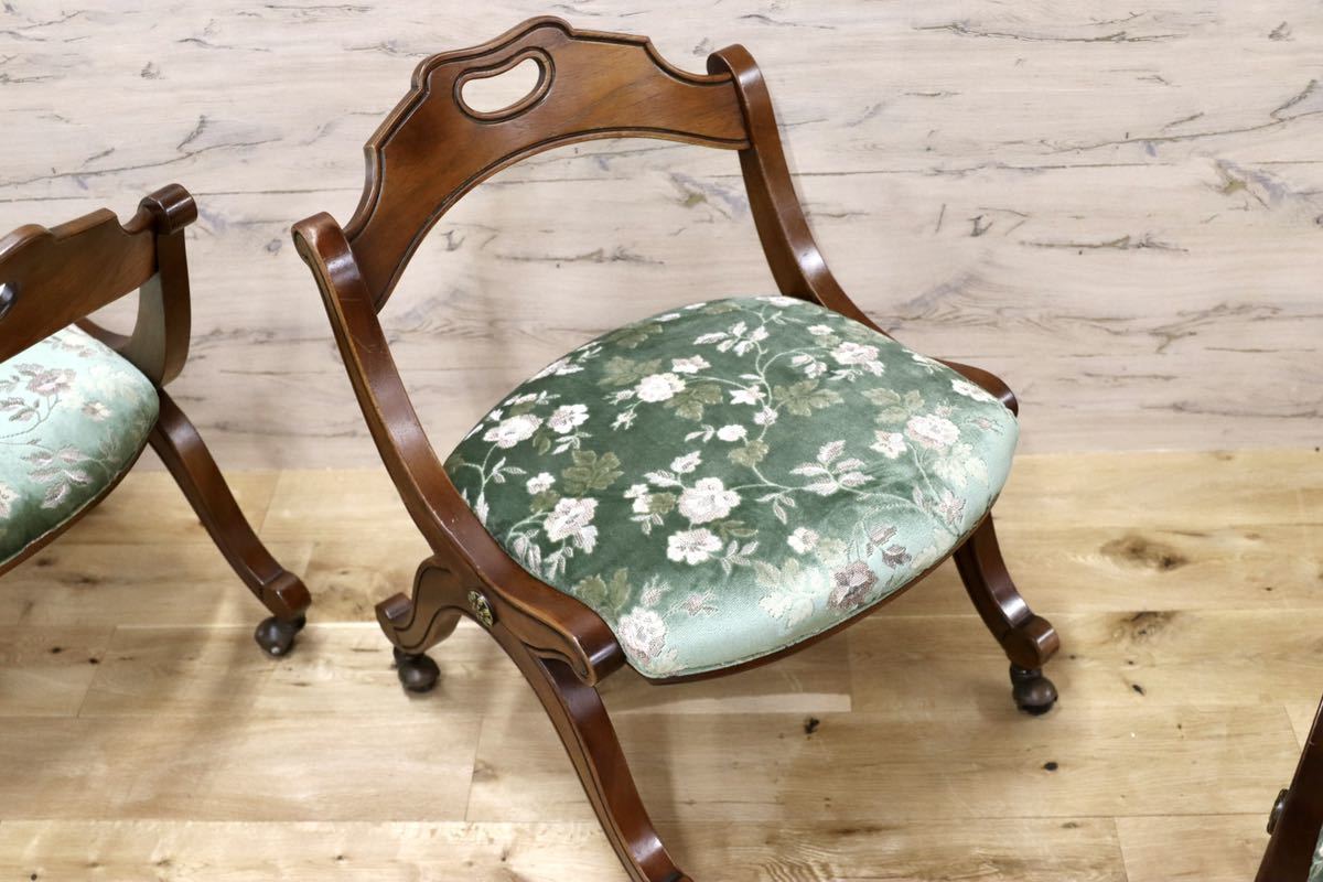 GMFT163○DREXEL HERITAGE / ドレクセルヘリテイジ エスペラント ダイニングチェア 椅子 4脚セット パーティチェア リペア済 定価約86万