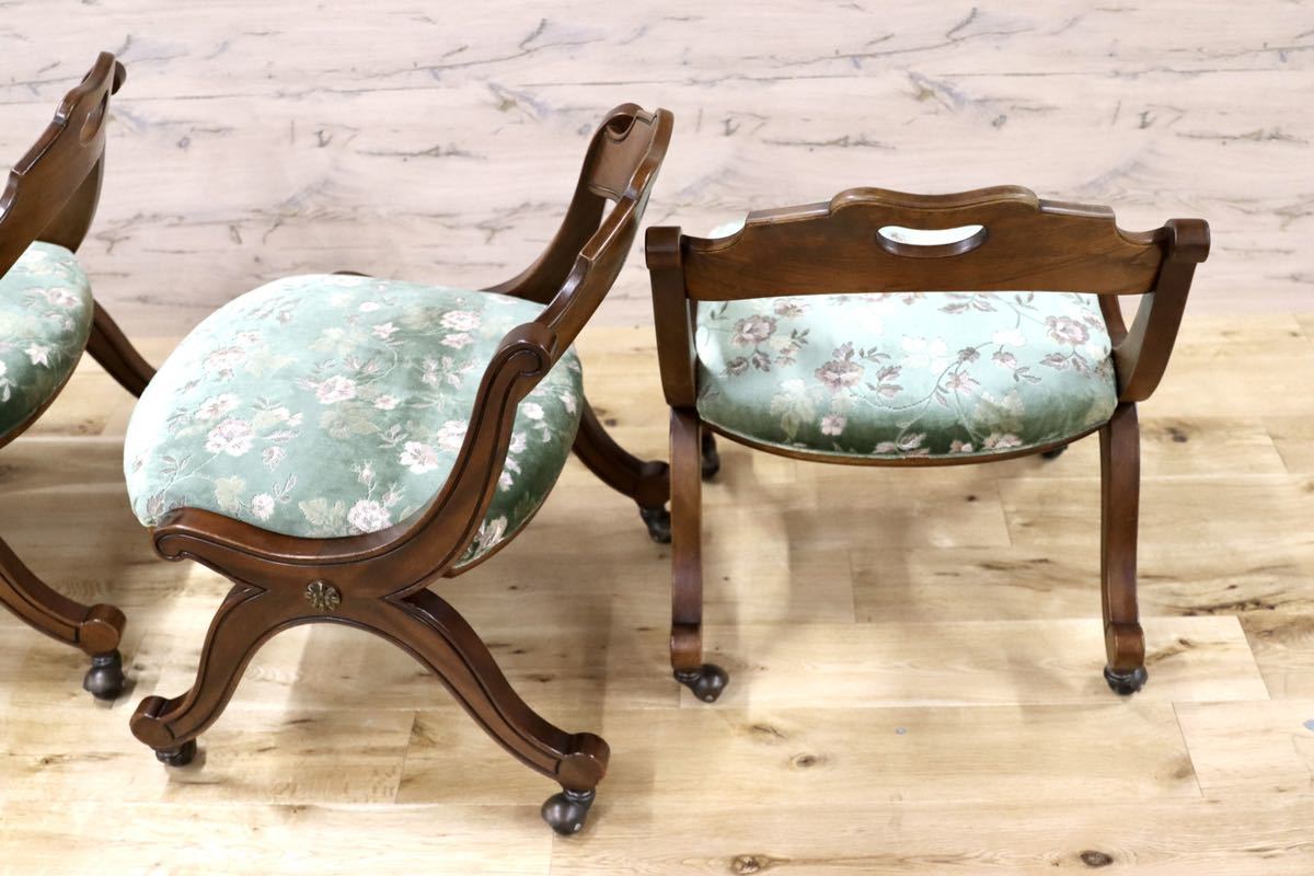 GMFT163○DREXEL HERITAGE / ドレクセルヘリテイジ エスペラント ダイニングチェア 椅子 4脚セット パーティチェア リペア済 定価約86万