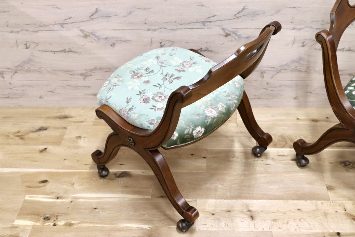 GMFT163○DREXEL HERITAGE / ドレクセルヘリテイジ エスペラント ダイニングチェア 椅子 4脚セット パーティチェア リペア済 定価約86万