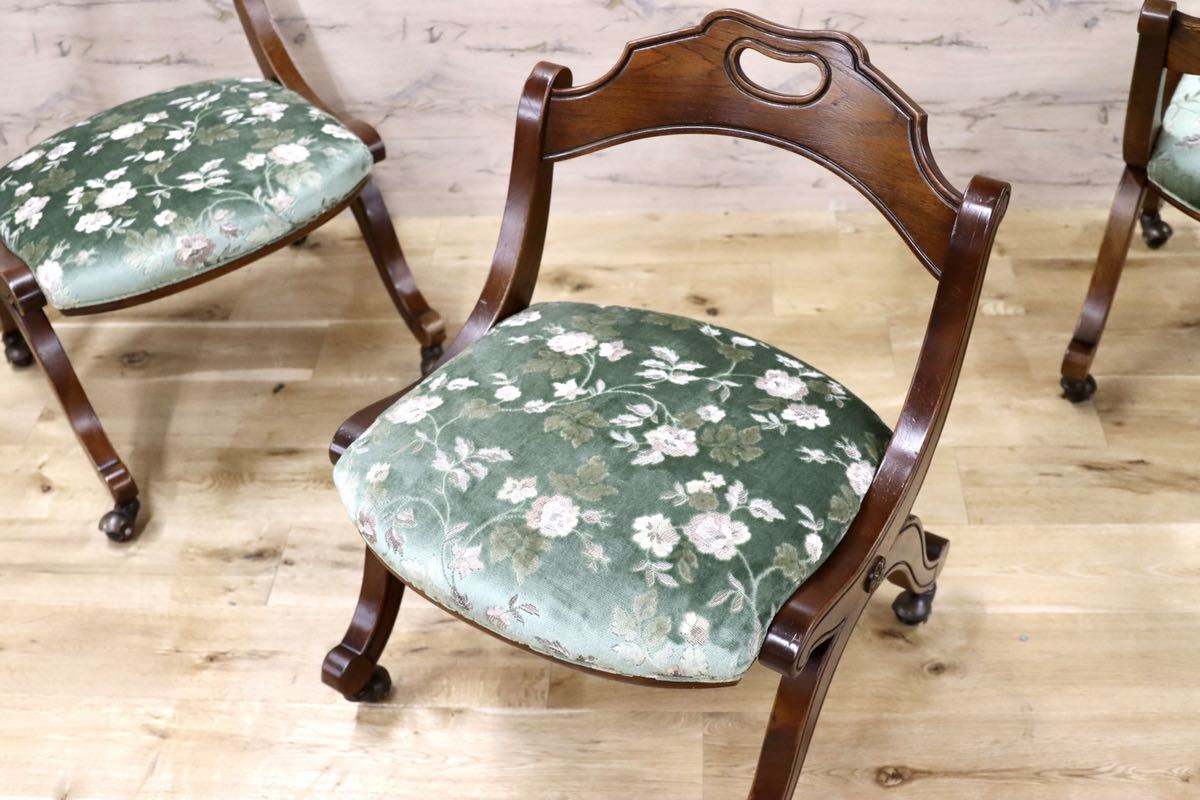 GMFT163○DREXEL HERITAGE / ドレクセルヘリテイジ エスペラント ダイニングチェア 椅子 4脚セット パーティチェア リペア済 定価約86万