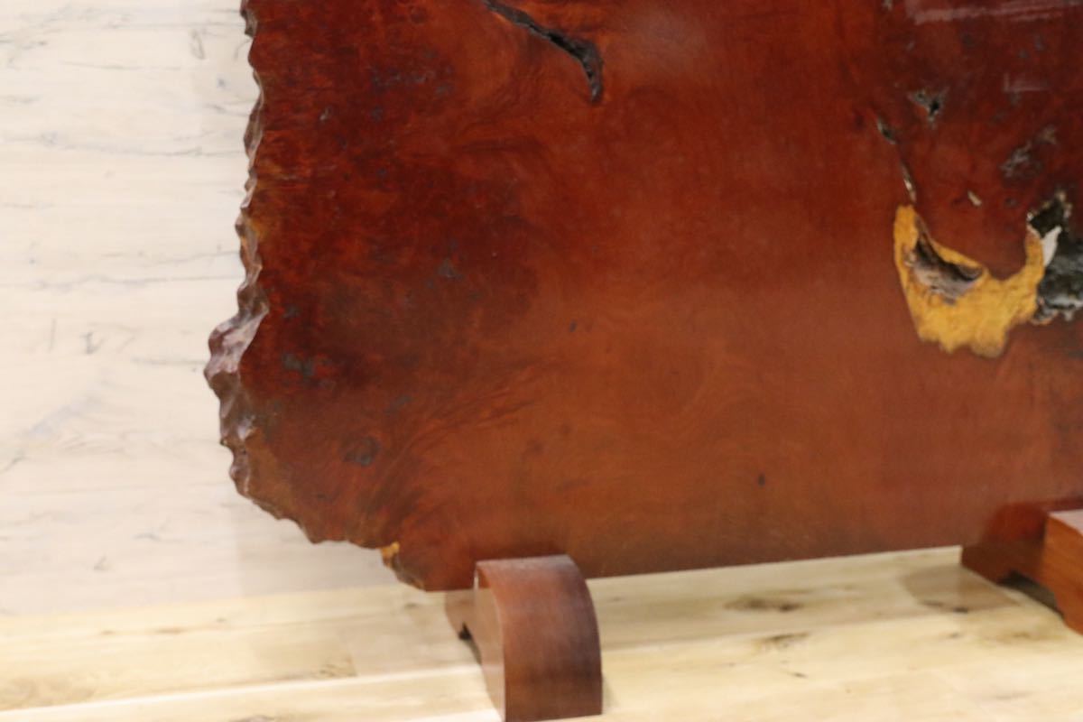 GMFH139○最高級 花梨材 衝立 パーテーション 飾り板 和家具 和モダン 座敷 玄関飾り 瘤 唐木 無垢材 希少