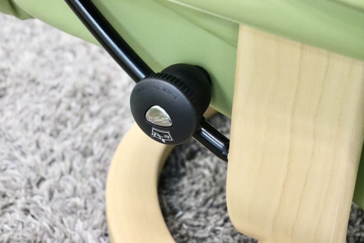 GMFT217○EKORNES / エコーネス ストレスレスチェア サンライズ リクライニングチェア オットマン付き ノルウェー 定価約34万 展示品