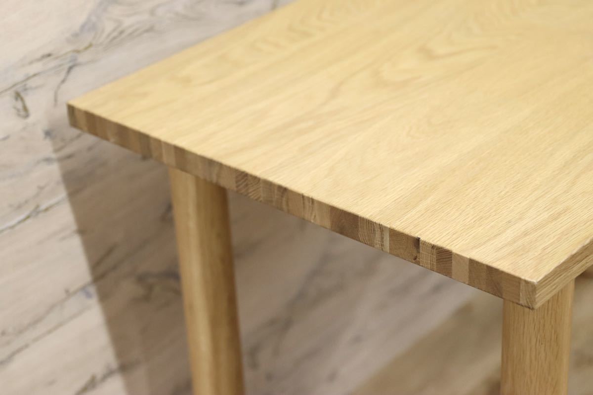 GMFK349○Muji / 無印良品 オーク材 ダイニングテーブル テーブル デスク 無垢 北欧スタイル REAL FURNITURE 展示品