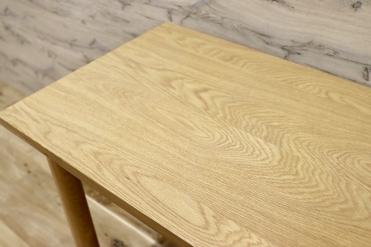 GMFK349○Muji / 無印良品 オーク材 ダイニングテーブル テーブル デスク 無垢 北欧スタイル REAL FURNITURE 展示品