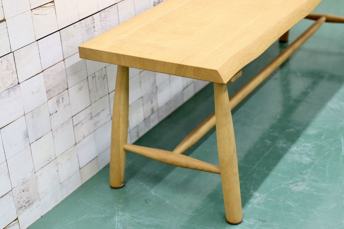 GMFF36A○柏木工 / KASHIWA ベンチ ダイニングチェア 長椅子 オーク無垢材 飛騨家具 北欧スタイル