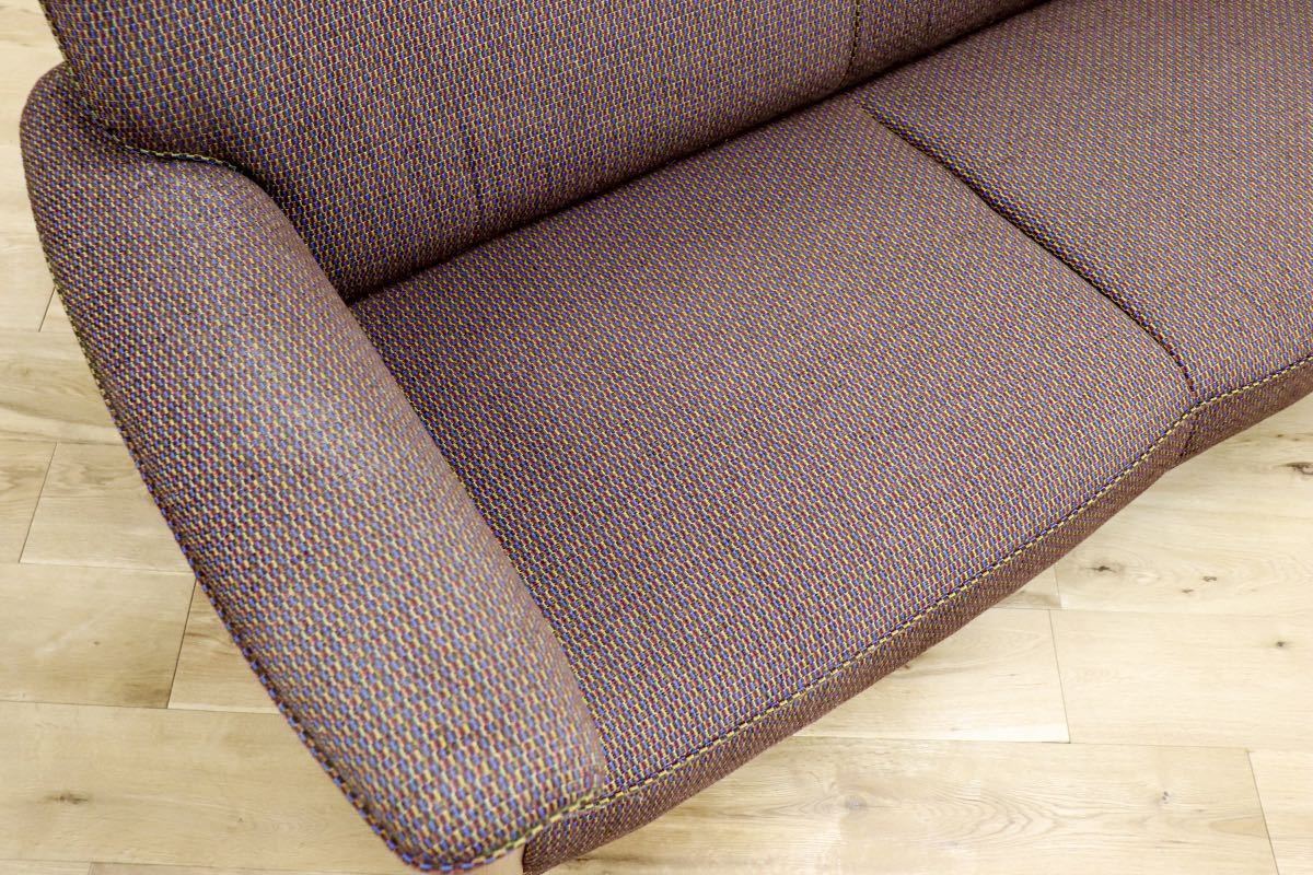 GMFK240○karimoku / カリモク UW3712 2人掛けソファ ラブソファ 長椅子 ファブリック 国産家具 定価約21万 展示品