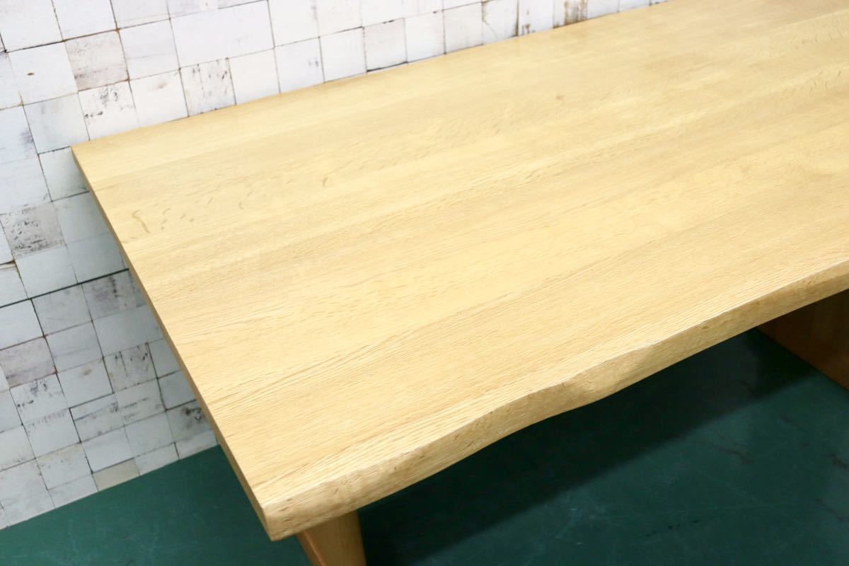 GMFF36○柏木工 / KASHIWA ダイニングテーブル 食卓テーブル 作業台 無垢 楢材 ナチュラル 北欧スタイル 飛騨家具 定価約17万