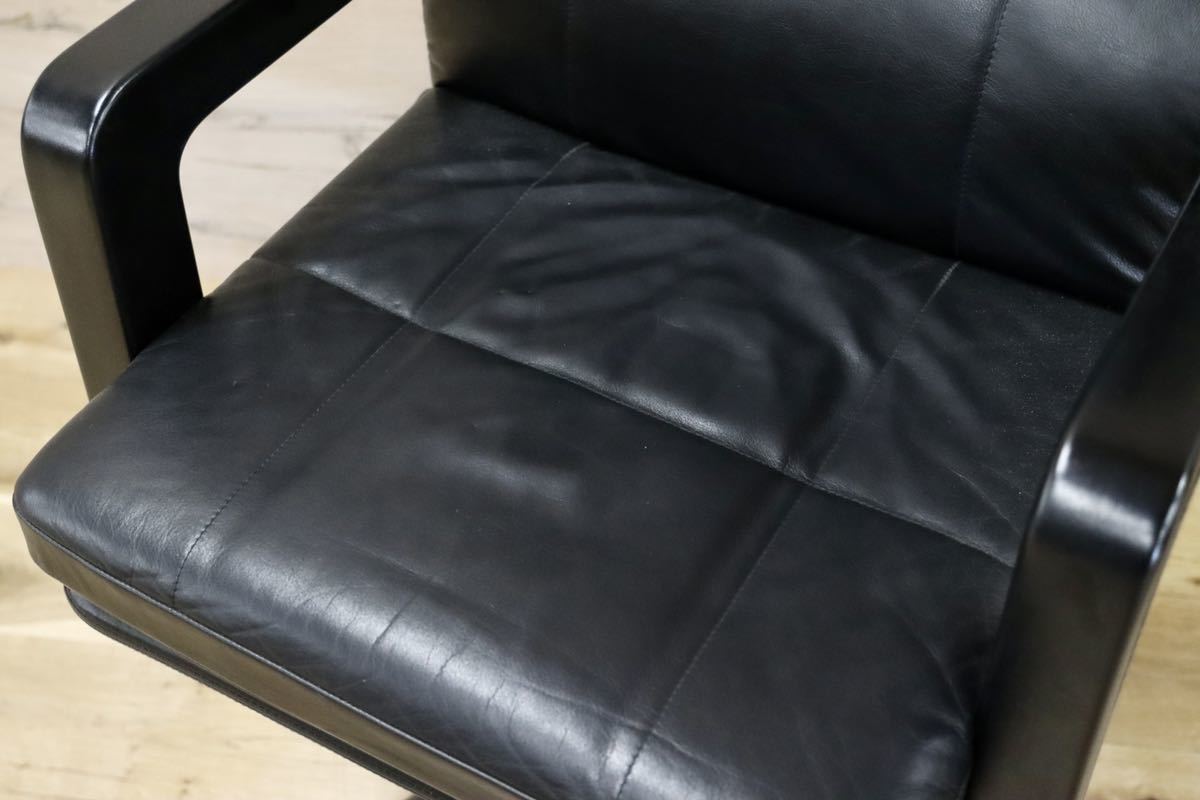 GMFK226A○i4Mariani / クアトロマリアーニ イタリア製 総革 デスクチェア 書斎椅子 高級 エグゼクティブチェア 定価約40万