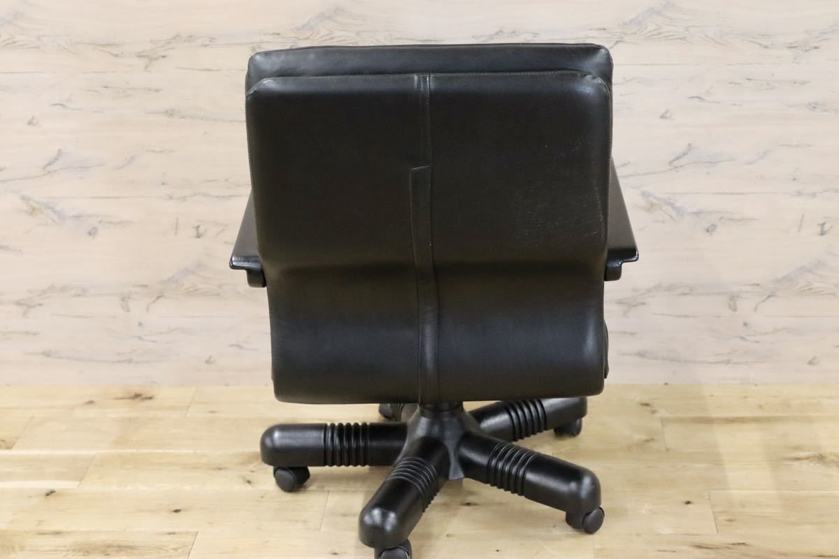 GMFK226C○i4Mariani / クアトロマリアーニ イタリア製 総革 デスクチェア 書斎椅子 高級 エグゼクティブチェア 定価約40万