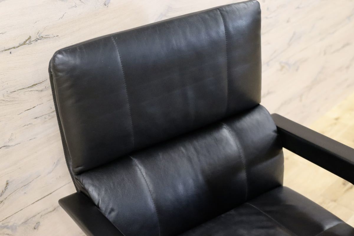 GMFK226C○i4Mariani / クアトロマリアーニ イタリア製 総革 デスクチェア 書斎椅子 高級 エグゼクティブチェア 定価約40万