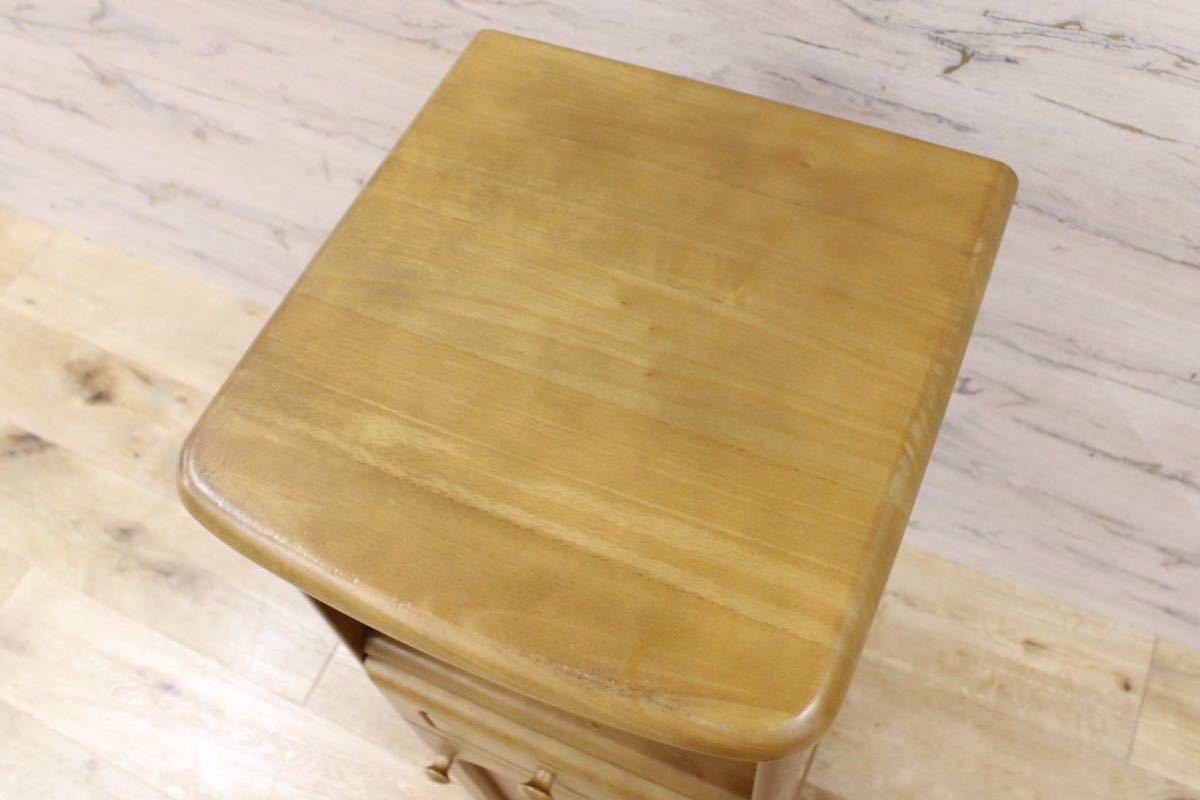 GMFN136○karimoku / カリモク 電話台 FAX台 花台 飾り台 収納棚 木製 国産家具