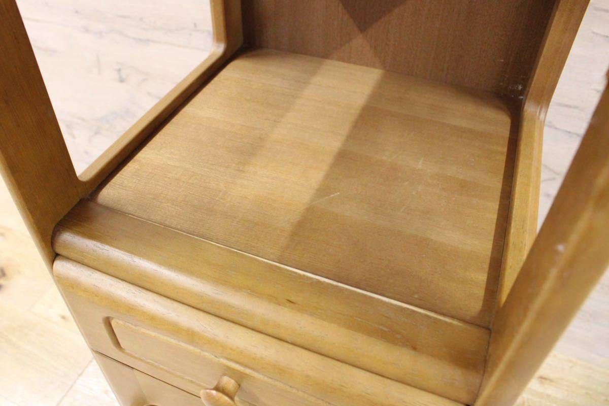 GMFN136○karimoku / カリモク 電話台 FAX台 花台 飾り台 収納棚 木製 国産家具