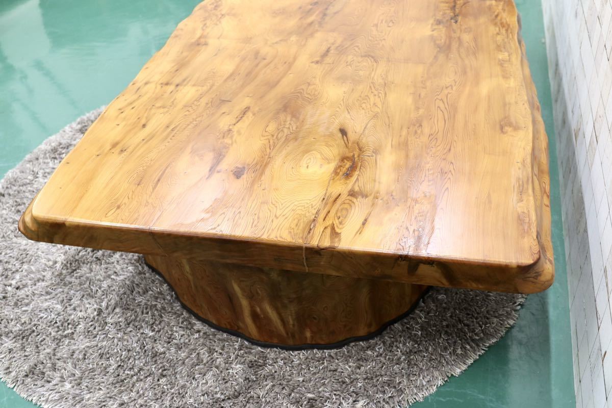 GMFO○世界遺産屋久杉 最高級 センターテーブル リビングテーブル 座卓 座敷 ローテーブル 無垢材 定価約300万