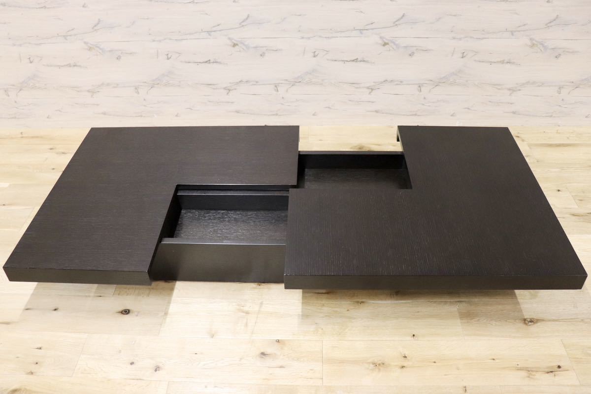 GMFK393○CONDE HOUSE / カンディハウス BARRINGER バリンジャー スライドテーブル センターテーブル ローテーブル 旭川家具
