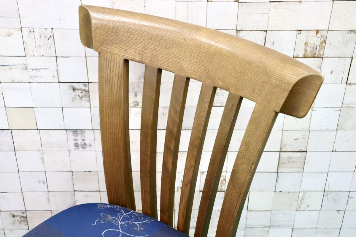 GMFT50B○shirakawa / シラカワ 和魂チェア S-670 ダイニングチェア アームレス 椅子 楢材 コキハナダ ファブリック 2脚セット 定価約19万