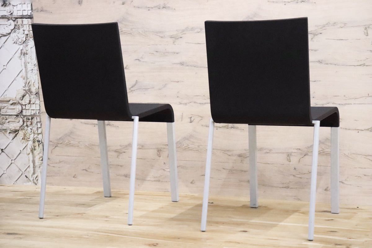 GMFS155○vitra / ヴィトラ 03 ゼロスリー hhstyle ミーティングチェア ダイニングチェア 椅子 2脚セット オフィス 定価約12.3万