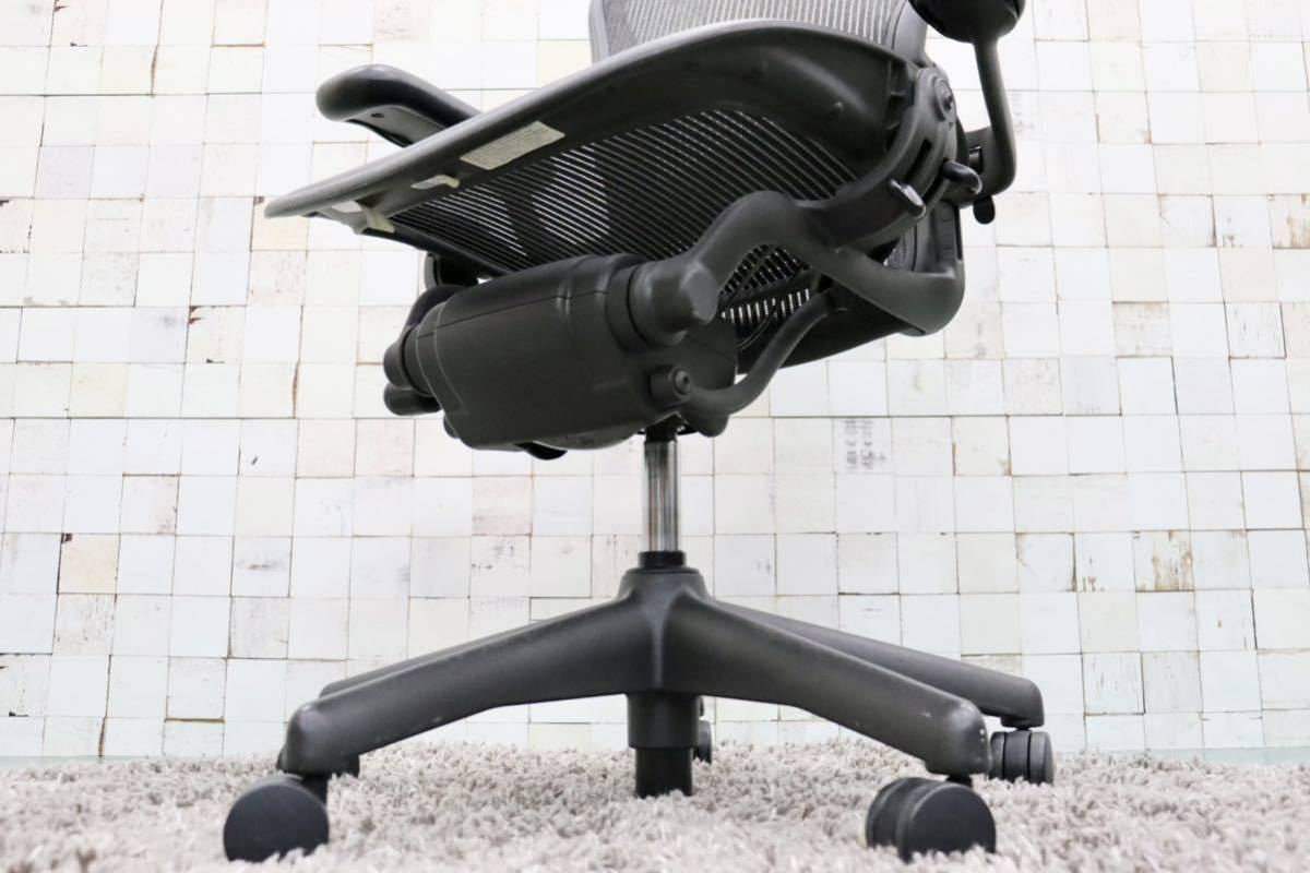 GMFF40○Herman Miller / ハーマンミラー AERON アーロンチェア Bサイズ デスクチェア ワークチェア オフィス 書斎椅子