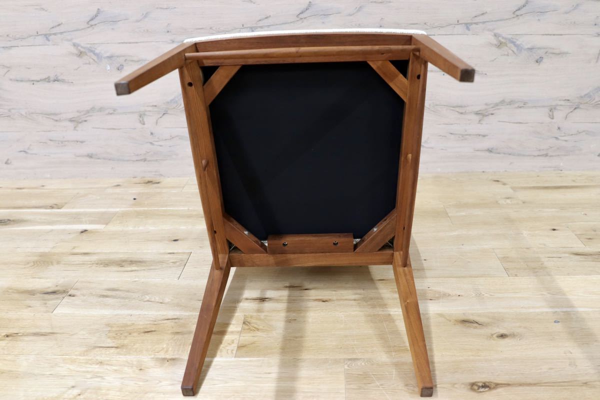 GMFN100○Ritzwell / リッツウェル SCHOLAR スコラー ダイニングチェア 椅子 ウォールナット 北欧スタイル 定価13万 展示品