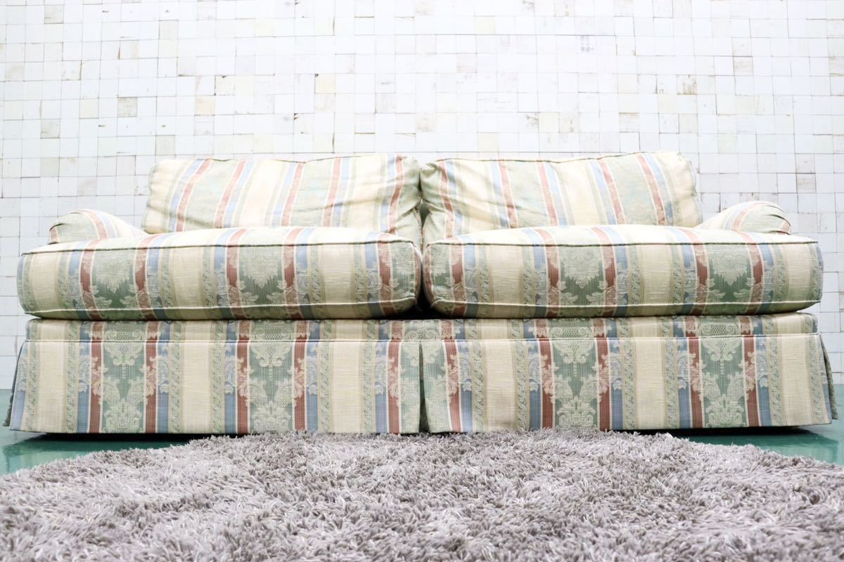 GMFK454○HENREDON / ヘンレドン UPHOLSTERY COLLECTION 3人掛けソファ トリプルソファ IDC大塚家具 ファブリック フェザー US 定価約70万