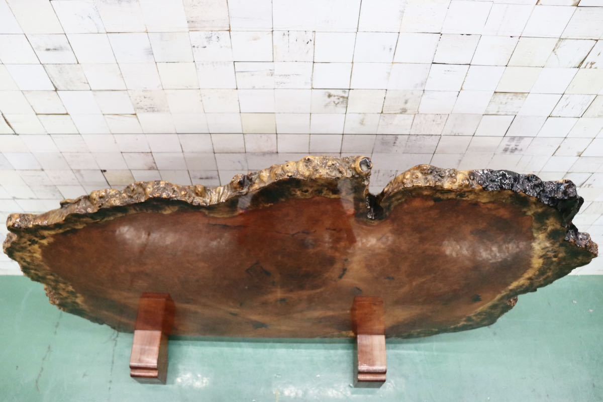 GMFS176○最高級 花梨材 衝立 パーテーション 飾り板 和家具 和モダン 座敷 玄関飾り 瘤 唐木 無垢材 希少