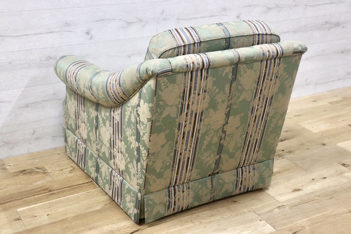 GMFN182○domani / ドマーニ カリモク最高峰 1人掛けソファ シングルソファ アームチェア ラウンジチェア ファブリック 応接 国産家具