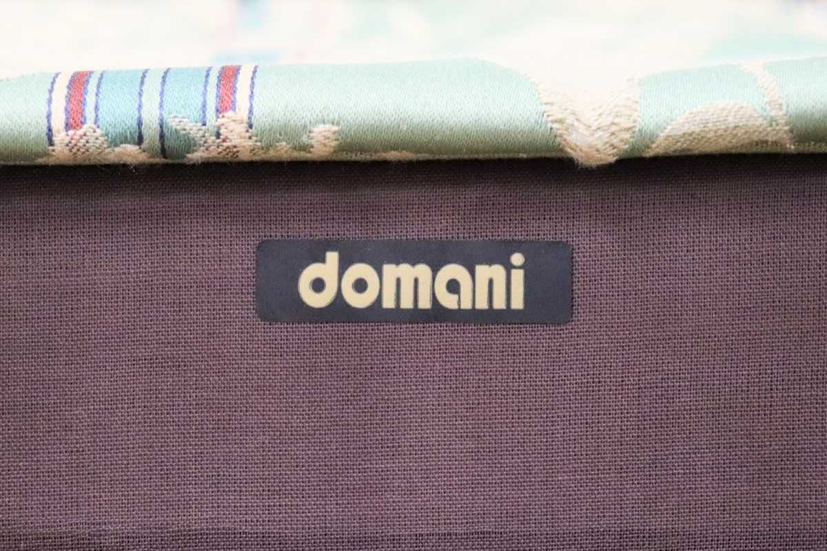 GMFN182○domani / ドマーニ カリモク最高峰 オットマン スツール エレガント ファブリック 国産家具 定価約9万円