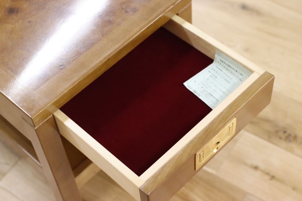 GMFK463B○domani / ドマーニ Morganton モーガントン サイドテーブル 花台 エンドテーブル ライトコニャック 定価約13.3万