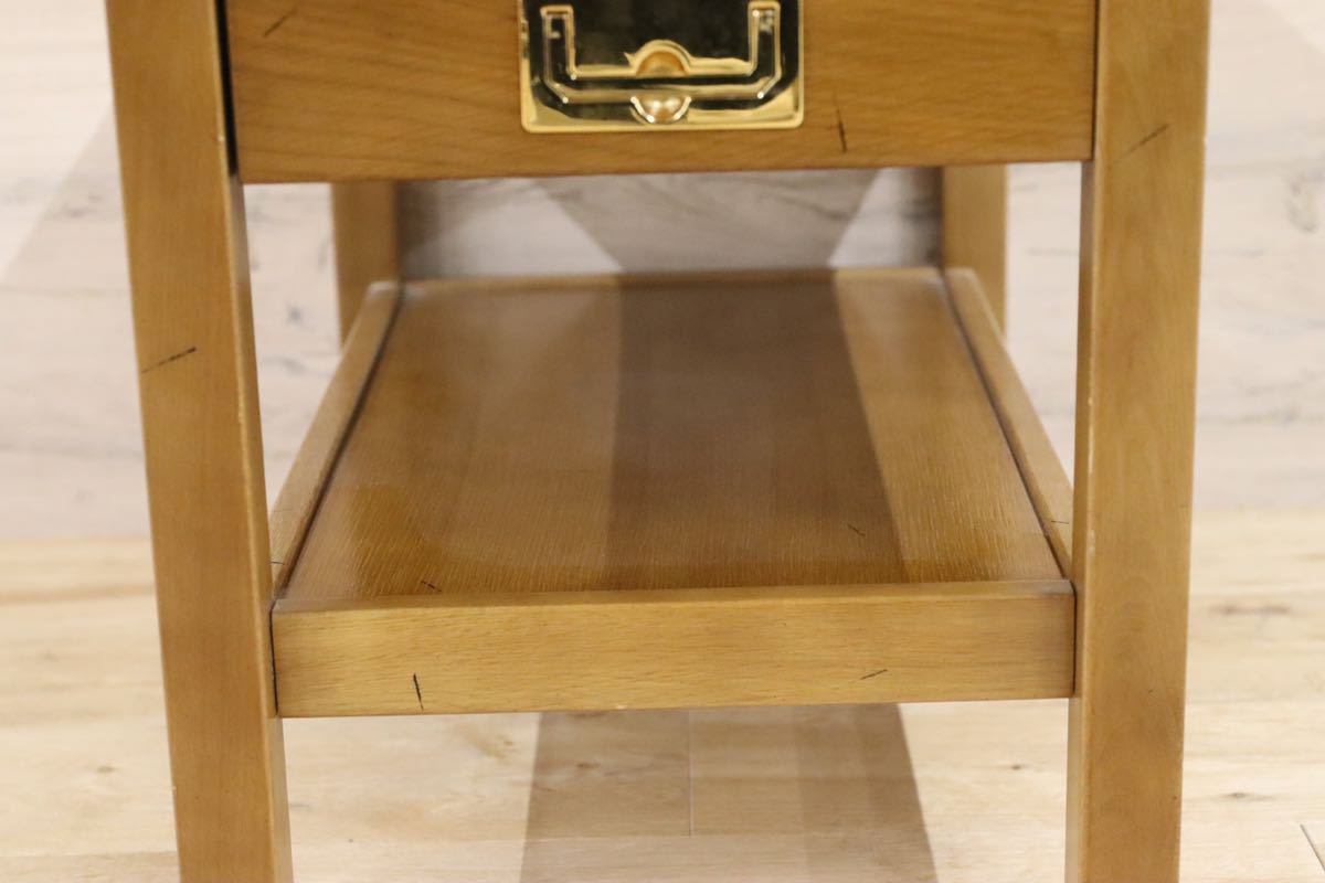 GMFK463B○domani / ドマーニ Morganton モーガントン サイドテーブル 花台 エンドテーブル ライトコニャック 定価約13.3万