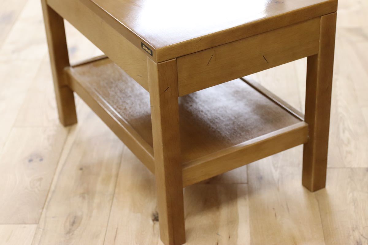 GMFK463B○domani / ドマーニ Morganton モーガントン サイドテーブル 花台 エンドテーブル ライトコニャック 定価約13.3万