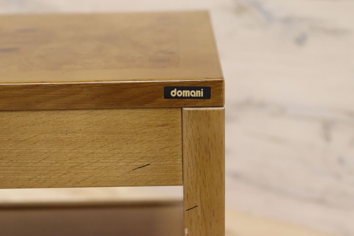 GMFK463B○domani / ドマーニ Morganton モーガントン サイドテーブル 花台 エンドテーブル ライトコニャック 定価約13.3万
