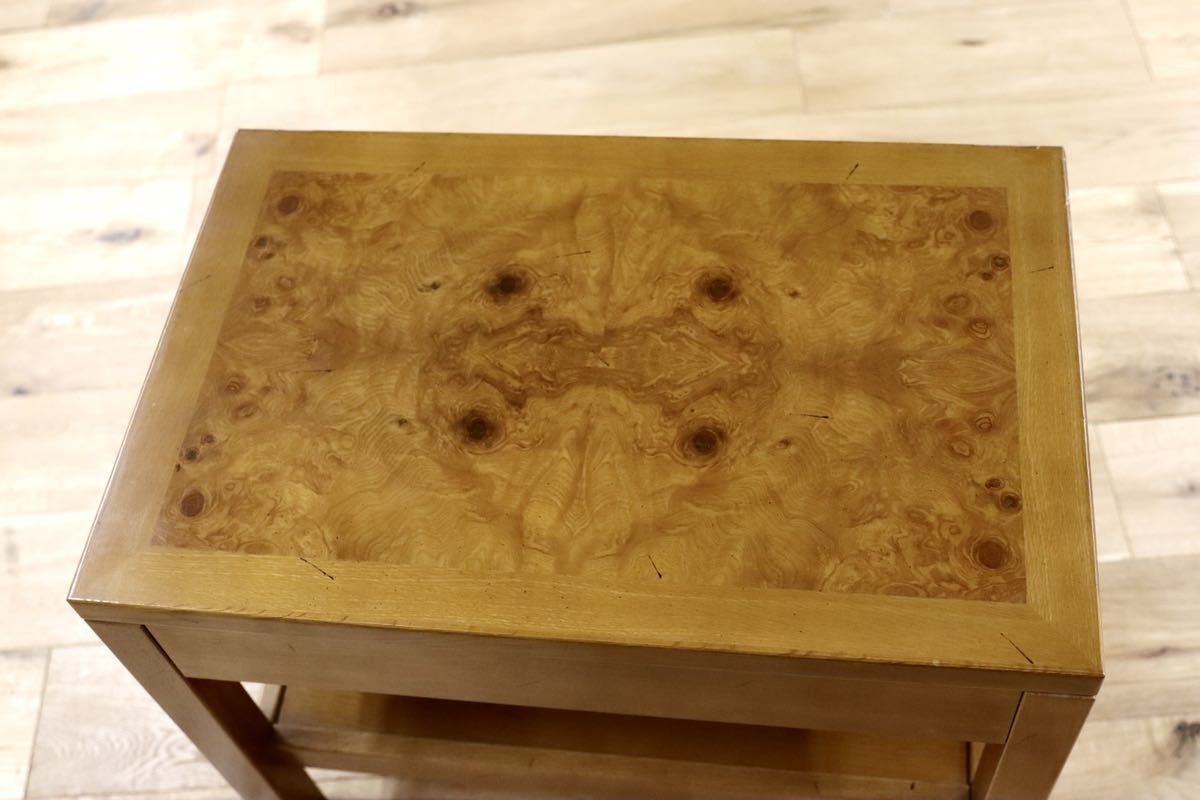 GMFK463B○domani / ドマーニ Morganton モーガントン サイドテーブル 花台 エンドテーブル ライトコニャック 定価約13.3万