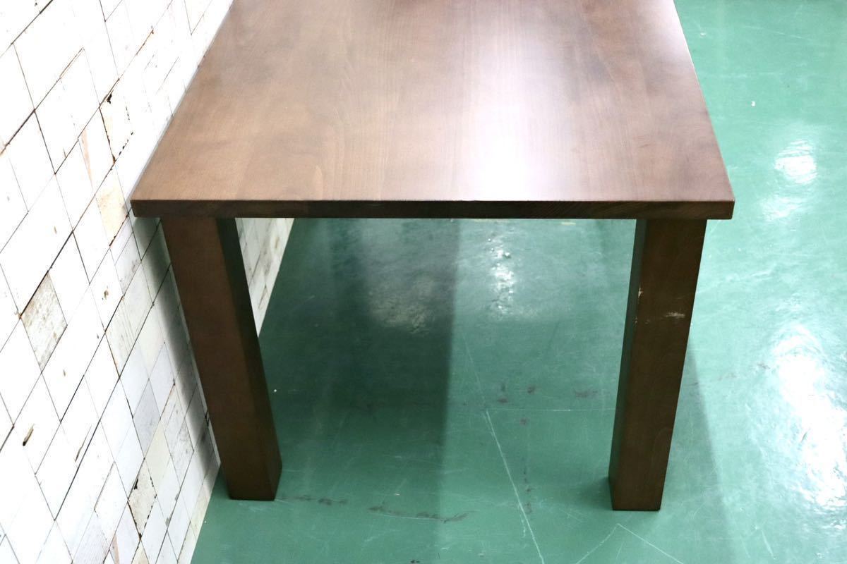 GMFK484○飛騨産業 / HIDA キツツキ 侭 HTS ダイニングテーブル 食卓テーブル 作業台 楢材 無垢 国産家具 定価約30万