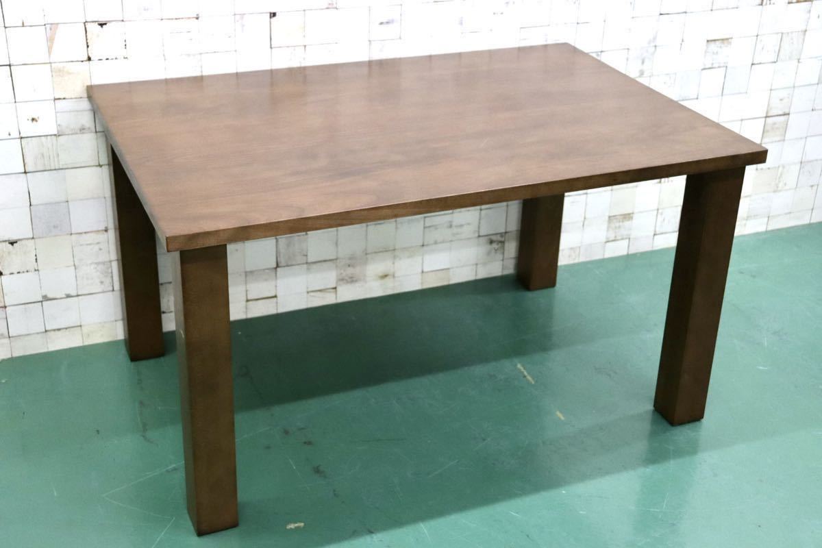 GMFK484○飛騨産業 / HIDA キツツキ 侭 HTS ダイニングテーブル 食卓テーブル 作業台 楢材 無垢 国産家具 定価約30万