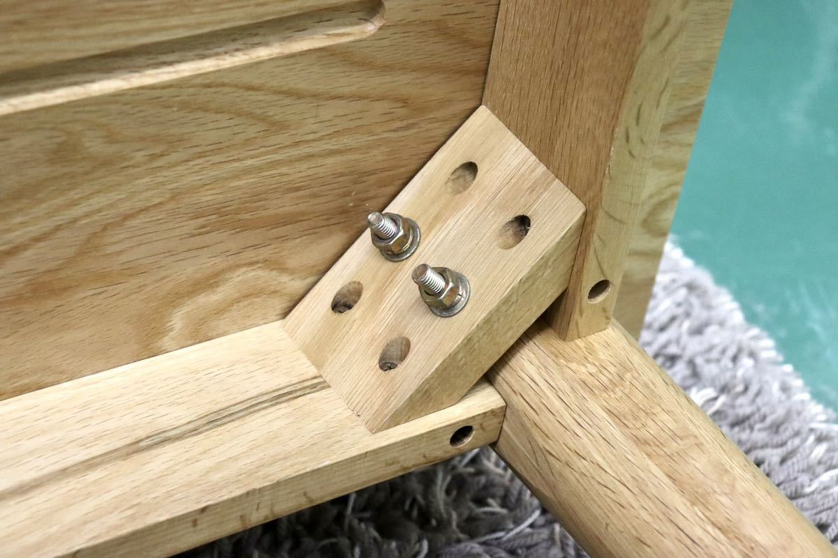 GMFK495○関家具 DT140 木の葉 KONOHA TABLE ダイニングテーブル 食卓テーブル 作業台 ナチュラル 北欧スタイル 大川家具 展示品
