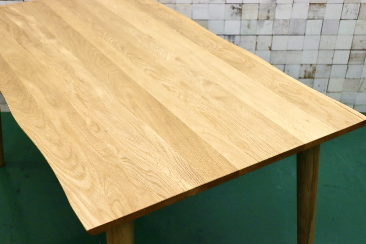 GMFK495○関家具 DT140 木の葉 KONOHA TABLE ダイニングテーブル 食卓テーブル 作業台 ナチュラル 北欧スタイル 大川家具 展示品