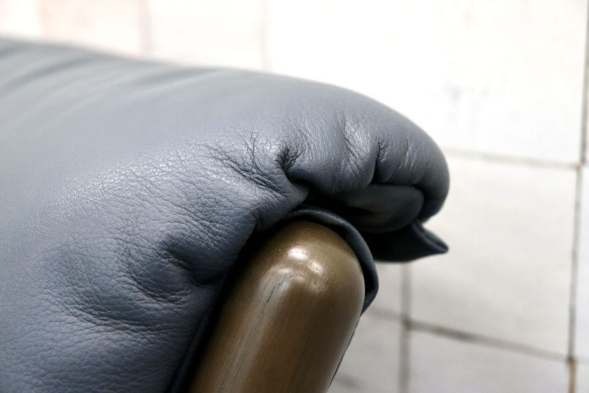 GMFK490B○karimoku / カリモク 1人掛けソファ シングルソファ ラウンジチェア 本革 楢材 応接 国産家具