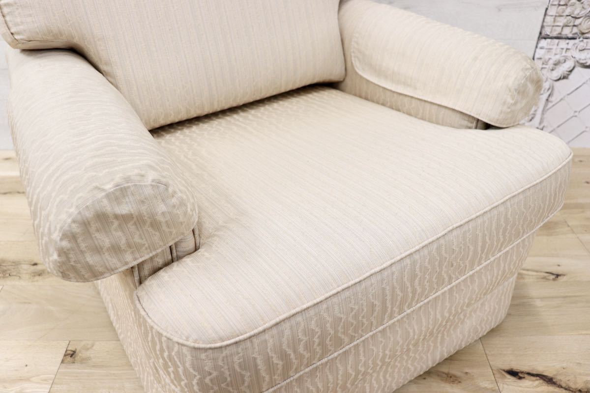 GMFK464○domani / ドマーニ カリモク最高峰 1人掛けソファ シングルソファ アームチェア ラウンジチェア ファブリック 応接 国産家具