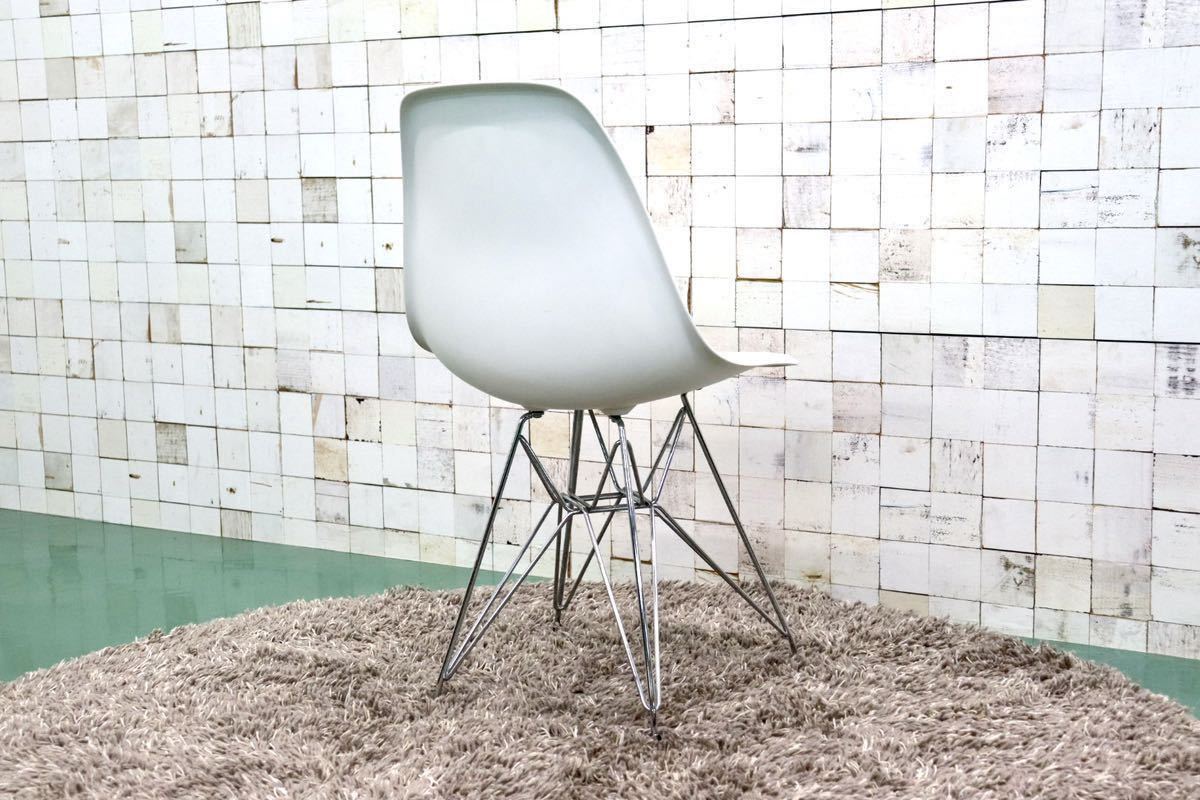 GMFK482A○HermanMiller / ハーマンミラー Eames Plastic Chair イームズプラスチックチェア サイドシェルチェア ホワイト 定価約5.3万