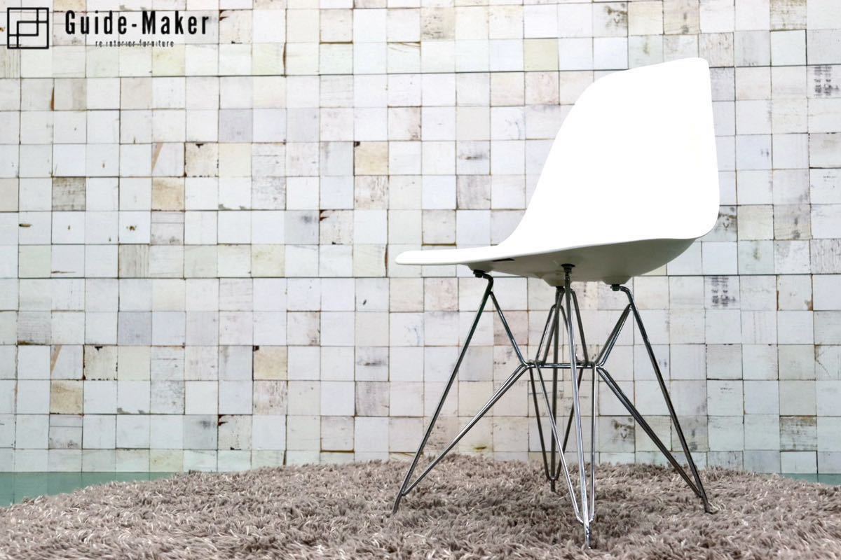 GMFK482A○HermanMiller / ハーマンミラー Eames Plastic Chair イームズプラスチックチェア サイドシェルチェア  ホワイト 定価約5.3万