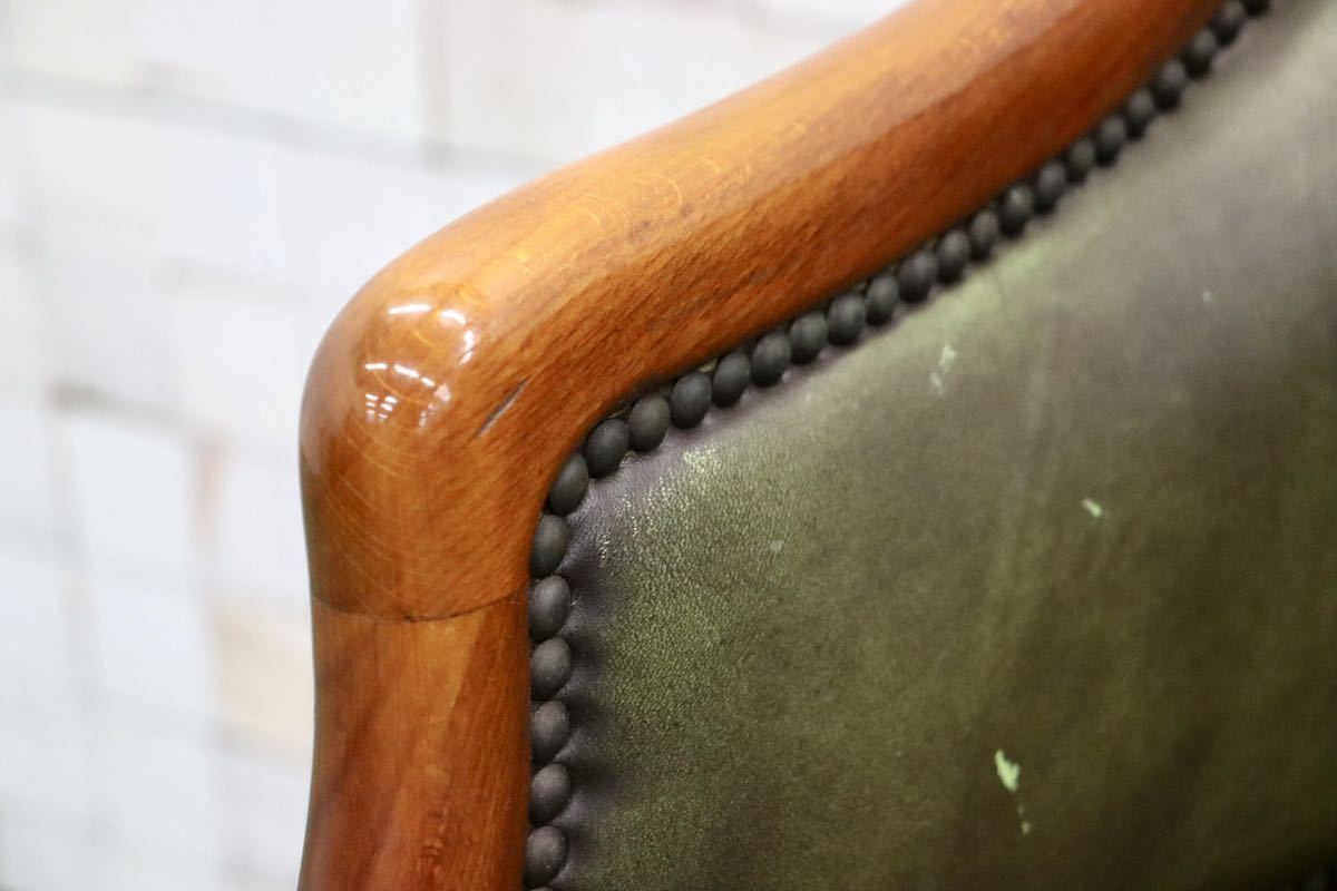 GMFS99○VARO,S.A. VALENTI / バロッサ バレンティ ダイニングチェア アームチェア 本革 鋲打 スペイン クラシック IDC大塚家具