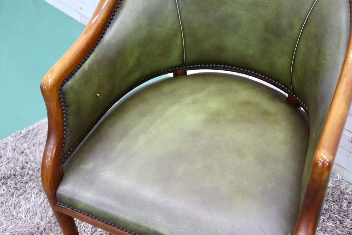 GMFS99○VARO,S.A. VALENTI / バロッサ バレンティ ダイニングチェア アームチェア 本革 鋲打 スペイン クラシック IDC大塚家具