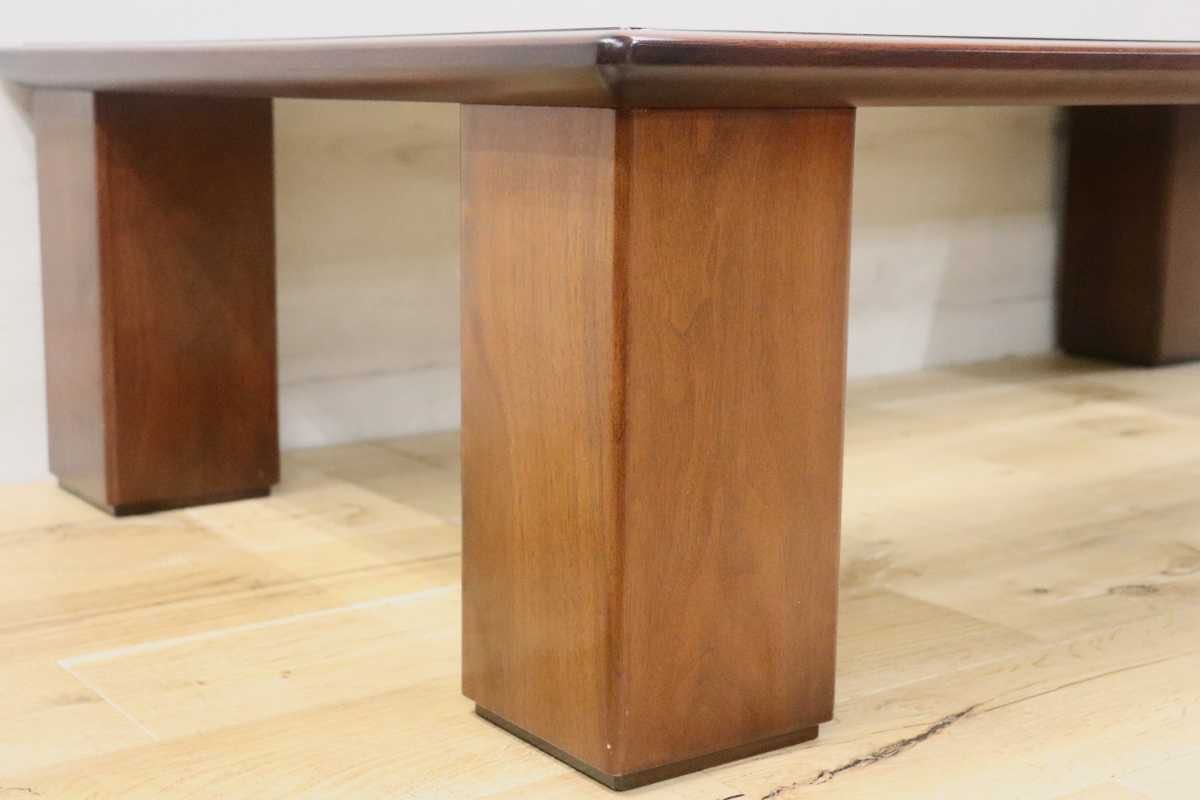 GMFK304○モリシゲ / MORISHIGE IDC大塚家具 グラハム センターテーブル リビングテーブル ガラストップ 定価約19万 展示品