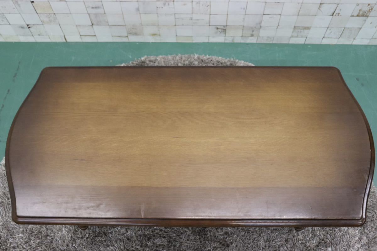 GMFT320○飛騨産業 / HIDA キツツキ 穂高 センターテーブル リビングテーブル コーヒーテーブル オーク材 カントリー クラシック