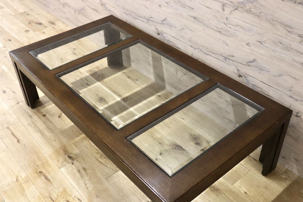 GMFN200A○domani / ドマーニ Morganton モーガントン センターテーブル リビングテーブル ガラステーブル カリモク最高峰