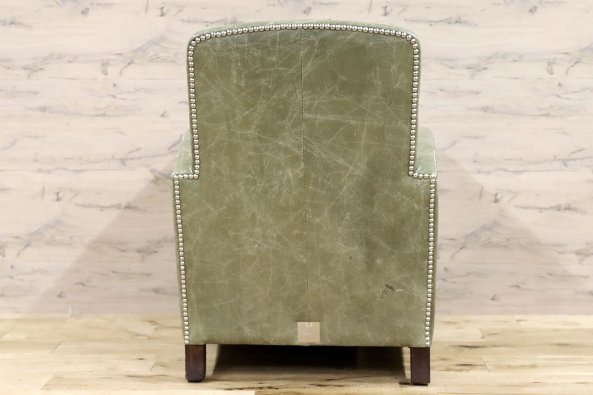 GMFF65○TIMOTHY OULTON by HALO /ハロ アスプルンド 1人掛けソファ シングルソファ ラウンジチェア 希少 クラシック 本革 椅子 展示品