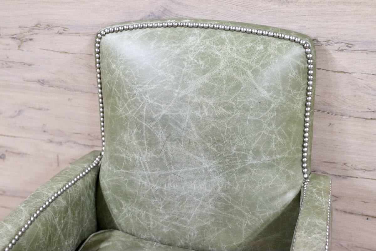 GMFF65○TIMOTHY OULTON by HALO /ハロ アスプルンド 1人掛けソファ シングルソファ ラウンジチェア 希少 クラシック 本革 椅子 展示品