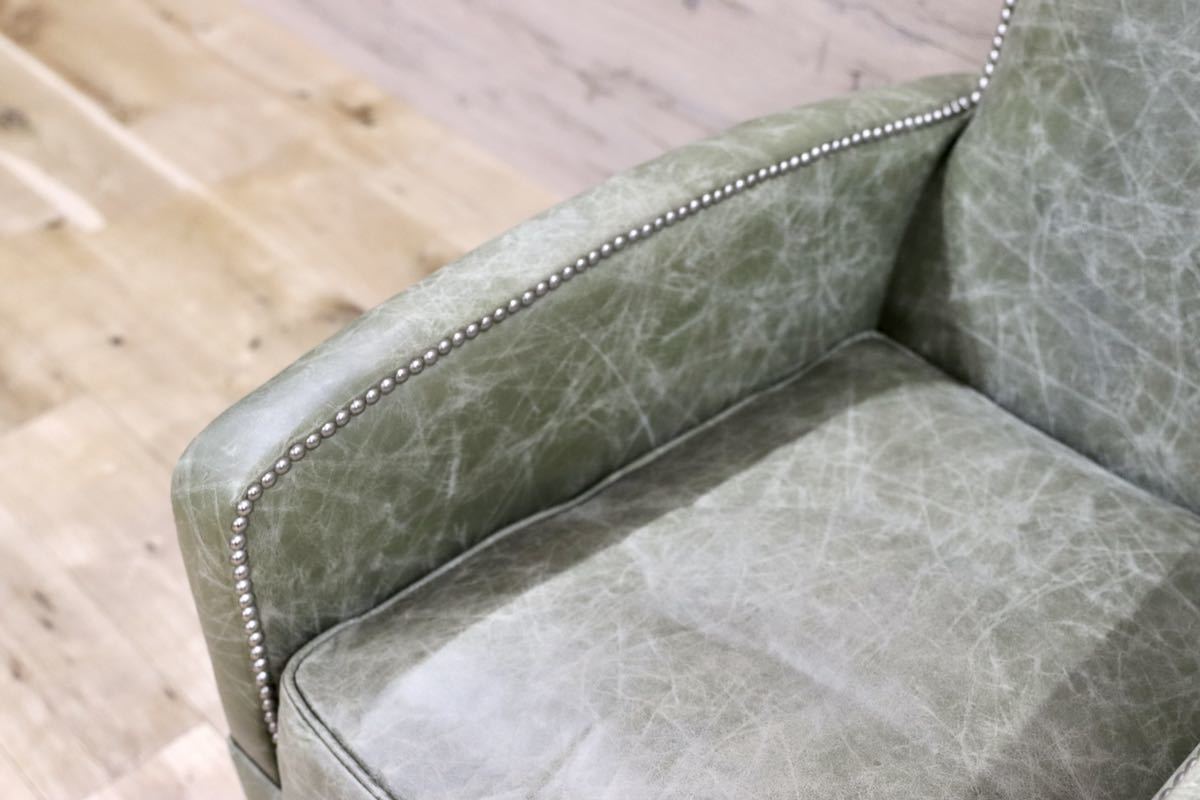 GMFF66○TIMOTHY OULTON by HALO /ハロ アスプルンド 1人掛けソファ シングルソファ ラウンジチェア 希少 クラシック 本革 椅子 展示品