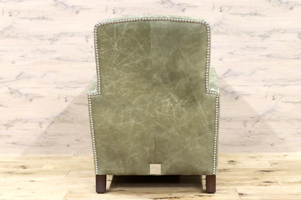 GMFF66○TIMOTHY OULTON by HALO /ハロ アスプルンド 1人掛けソファ シングルソファ ラウンジチェア 希少 クラシック 本革 椅子 展示品